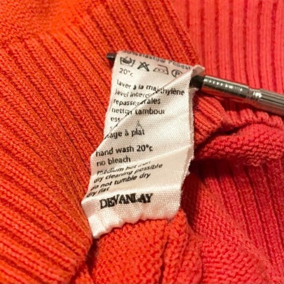 Lacoste Vneck Sweater Womens Size 38 - Picture 11 of 16